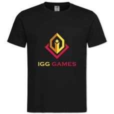 Футболка с принтом Игг Принт - 2XL черная