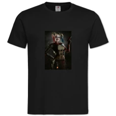 Футболка с принтом Инджастис Харли Куинн - 2XL черная