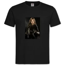 Футболка с принтом Инджастис Чёрная Канарейка - 2XL черная