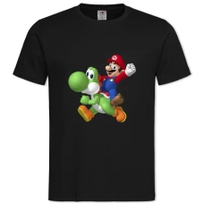 TMario Dino Hero -shirt with Print Mario Dino Hero - 2XL black