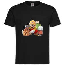 TMario Hero Blocks -shirt with Print Mario Hero Blocks - 2XL black