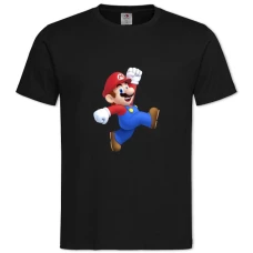 TMario Cute Hero Print -shirt with Print Mario Cute Hero Print - 2XL black