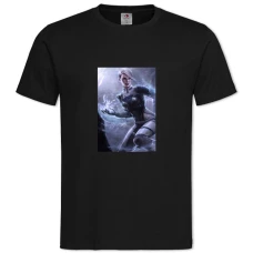 TMass Effect Powerful Woman -shirt with Print Mass Effect Powerful Woman - 2XL black