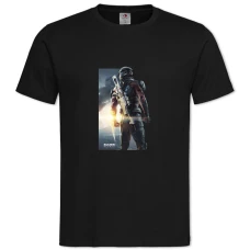 TMass Effect Hero -shirt with Print Mass Effect Hero - 2XL black