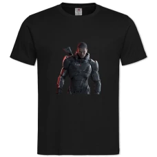 TMass Effect Main Hero -shirt with Print Mass Effect Main Hero - 2XL black