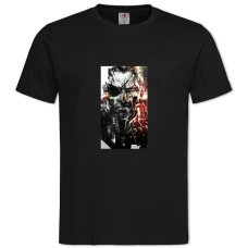 TMetal Gear Print -shirt with Print Metal Gear Print - 2XL black