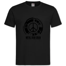 TMetal Gear Logo -shirt with Print Metal Gear Logo - 2XL black