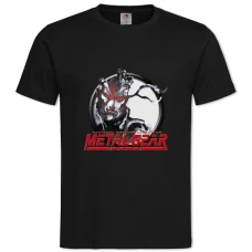 TMetal Gear Logo Print -shirt with Print Metal Gear Logo Print - 2XL black