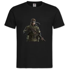 TMetal Gear Hero -shirt with Print Metal Gear Hero - 2XL black