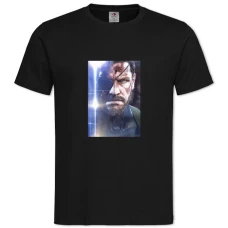 TMetal Gear Strong Hero -shirt with Print Metal Gear Strong Hero - 2XL black
