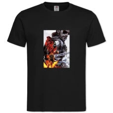 TMetal Gear Theme -shirt with Print Metal Gear Theme - 2XL black