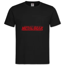 TMetal Gear Minimalistic Logo -shirt with Print Metal Gear Minimalistic Logo - 2XL black