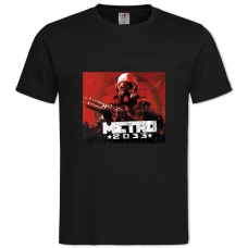TMetro Theme Print -shirt with Print Metro Theme Print - 2XL black