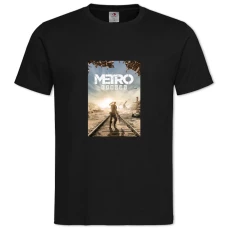 TMetro Exodus Theme -shirt with Print Metro Exodus Theme - 2XL black