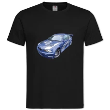 Футболка с принтом Жажда Скорости Нид Фор Спид Синяя Машина - 2XL черная