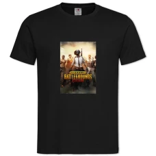 TPUBG Theme -shirt with Print PUBG Theme - 2XL black