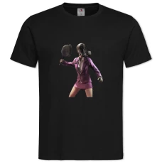 TPUBG Hero Girl -shirt with Print PUBG Hero Girl - 2XL black
