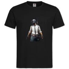 TPUBG Main Hero -shirt with Print PUBG Main Hero - 2XL black
