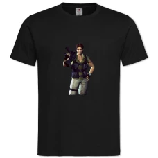 TResident Evil Hero Girl -shirt with Print Resident Evil Hero Girl - 2XL black