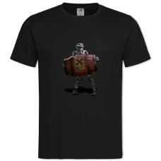 TSea Of ​​Thieves Skeleton Print -shirt with Print Sea Of ​​Thieves Skeleton Print - 2XL black