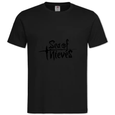TSea Of ​​Thieves Black Logo -shirt with Print Sea Of ​​Thieves Black Logo - 2XL black
