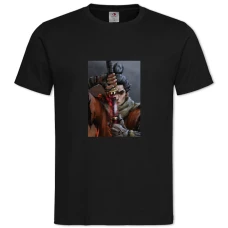 TSekiro Shadow Die Twice Hero -shirt with Print Sekiro Shadow Die Twice Hero - 2XL black