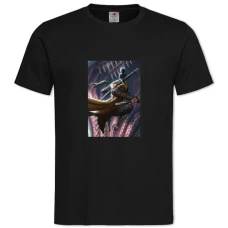 TSekiro Shadow Die Twice Hero Print -shirt with Print Sekiro Shadow Die Twice Hero Print - 2XL black