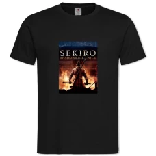 TSekiro Shadow Die Twice Print -shirt with Print Sekiro Shadow Die Twice Print - 2XL black
