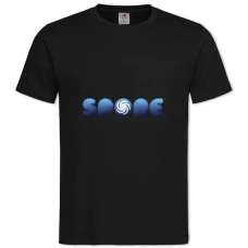 Футболка с принтом Споре Логотип - 2XL черная