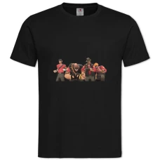 TTeam Fortress Heroes -shirt with Print Team Fortress Heroes - 2XL black