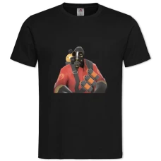 TTeam Fortress Hero Theme Print -shirt with Print Team Fortress Hero Theme Print - 2XL black