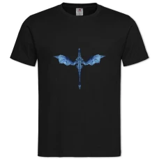TThe Elder Scrolls Dragon -shirt with Print The Elder Scrolls Dragon - 2XL black