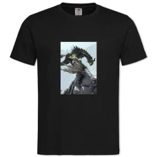 TThe Elder Scrolls Big Dragon -shirt with Print The Elder Scrolls Big Dragon - 2XL black