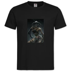 TThe Elder Scrolls Theme Hero Girl -shirt with Print The Elder Scrolls Theme Hero Girl - 2XL black
