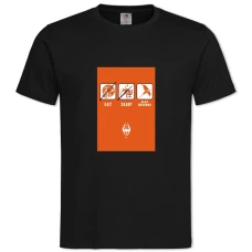TThe Elder Scrolls Fun Print -shirt with Print The Elder Scrolls Fun Print - 2XL black