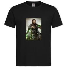 TThe Elder Scrolls Girl Hero Print -shirt with Print The Elder Scrolls Girl Hero Print - 2XL black