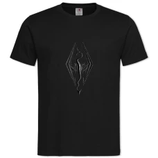 TThe Elder Scrolls Logo Skyrim -shirt with Print The Elder Scrolls Logo Skyrim - 2XL black