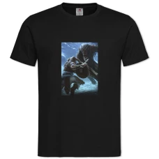 TThe Elder Scrolls Werewolf Hero Battle -shirt with Print The Elder Scrolls Werewolf Hero Battle - 2XL black