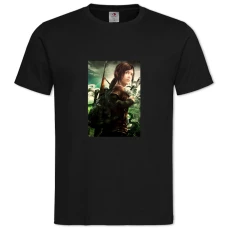TThe Last Of Us Ellie Print -shirt with Print The Last Of Us Ellie Print - 2XL black