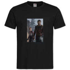 TThe Last Of Us Main Heroes -shirt with Print The Last Of Us Main Heroes - 2XL black