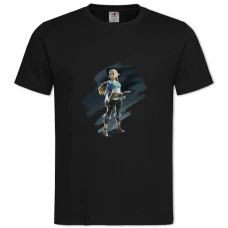 TThe Legend Of Zelda Hero Print -shirt with Print The Legend Of Zelda Hero Print - 2XL black