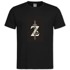 TThe Legend Of Zelda Logo 2 -shirt with Print The Legend Of Zelda Logo 2 - 2XL black