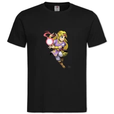 TThe Legend Of Zelda Hero Magic -shirt with Print The Legend Of Zelda Hero Magic - 2XL black