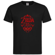 TThe Legend Of Zelda Logo Print -shirt with Print The Legend Of Zelda Logo Print - 2XL black