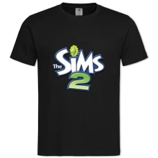TThe Sims 2 Logo -shirt with Print The Sims 2 Logo - 2XL black