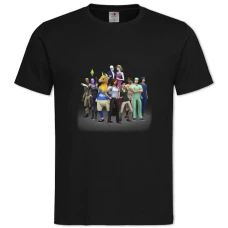 TThe Sims Heroes -shirt with Print The Sims Heroes - 2XL black