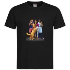 TThe Sims Heroes With Dog -shirt with Print The Sims Heroes With Dog - 2XL black