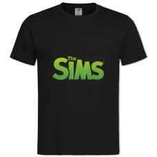 TThe Sims Green Logo -shirt with Print The Sims Green Logo - 2XL black