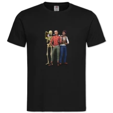 TThe Sims Theme Heroes -shirt with Print The Sims Theme Heroes - 2XL black