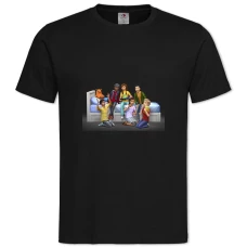 TThe Sims Cute Heroes -shirt with Print The Sims Cute Heroes - 2XL black